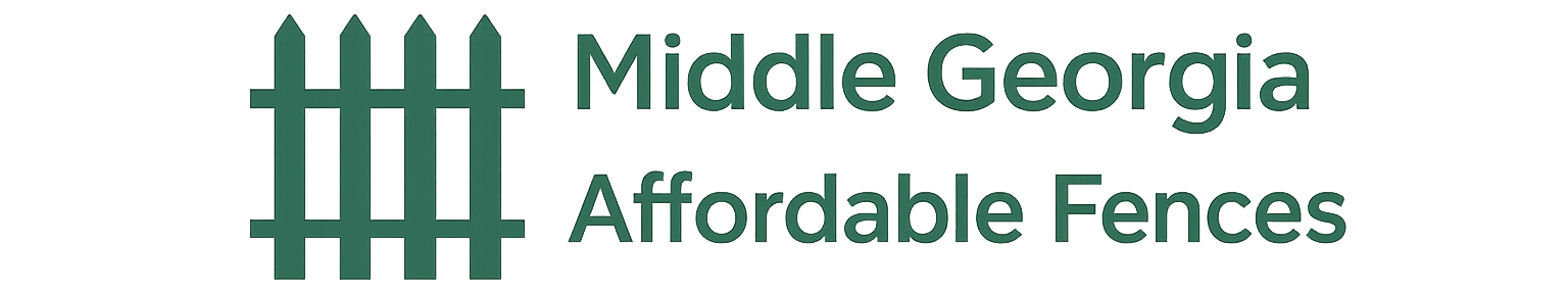 Middle Georgia Affordable Fences Logo